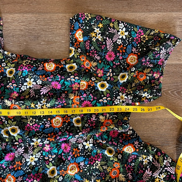 BloomChic Multicolor Floral Long Sleeve Dress - Picture 7 of 8